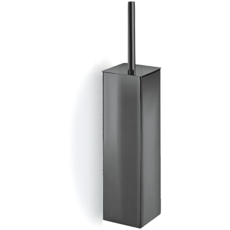 Porte-balai mural/accroché pour toilettes, carré en - Lineabeta