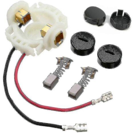 Porte-balais, capuchons et balais de charbon CB430 pour meuleuses Makita BGA450, BGA452 et DGA452.