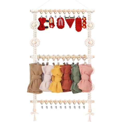 Porte Barrettes Pour Enfant Support Mural Décoratif Avec