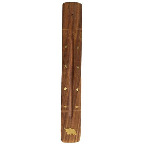 Porte bâton d'encens en bois motif Éléphant
