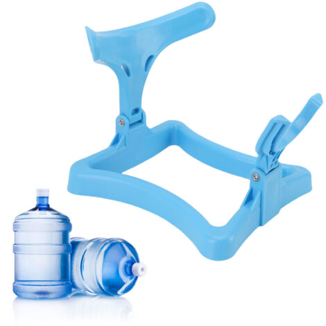 Porte Bidon d’Eau Portable et Dépliable avec Robinet à Clapet pour Bidons de 5 Gallons Plastique Table Hauteur Dégradée Sortie pour Camping Extérieur et Maison