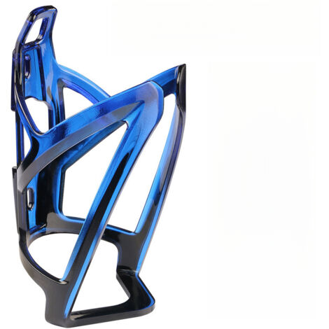 Porte-bidon pour vélo de route, couleur dégradée, support de bidon, porte-bidon ultraléger pour VTT, équipement de cyclisme, accessoires de vélo, noir et bleu.