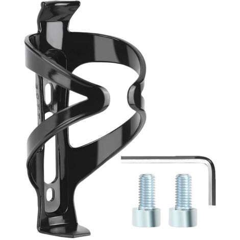 Porte-Bidon pour Vélo, Porte-Gobelet Universel Léger pour Vélo avec Accessoires à Vis, Bouteille d'eau pour Vélo, Vélos De Route, De Montagne Et pour Enfants (Noir)