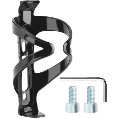 Porte-Bidon pour Vélo, Porte-Gobelet Universel Léger pour Vélo avec Accessoires à Vis, Bouteille d'eau pour Vélo, Vélos De Route, De Montagne Et pour Enfants (Noir)