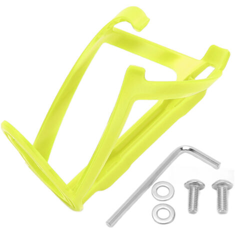Porte-bidon vélo route VTT en plastique, support gourde jaune, pièces détachées bicyclette, cage à eau.