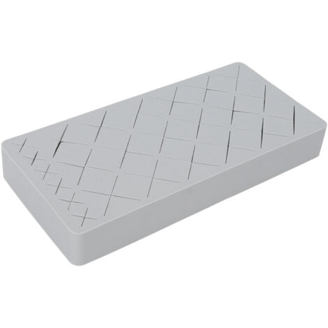 Porte-bijoux en silicone - Lot de 24 pour accessoires de maquillage, pinceaux et vernis - Gris