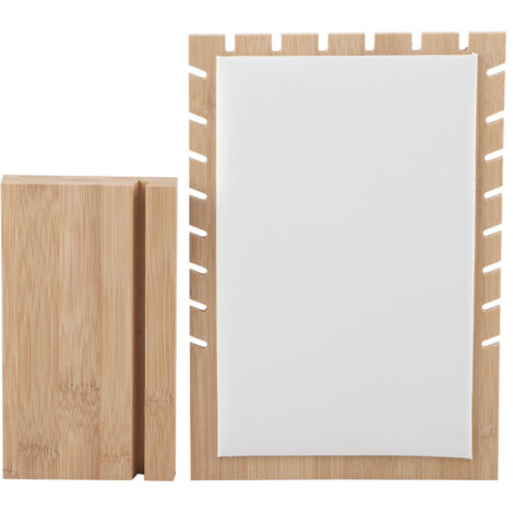 Porte-bijoux mural pour colliers et bracelets en bois blanc - Support de présentation et rangement