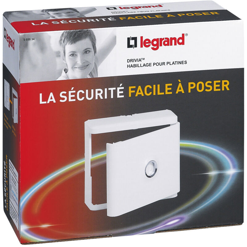 Legrand - Porte pour platine disjoncteur d'abonné - Blanc
