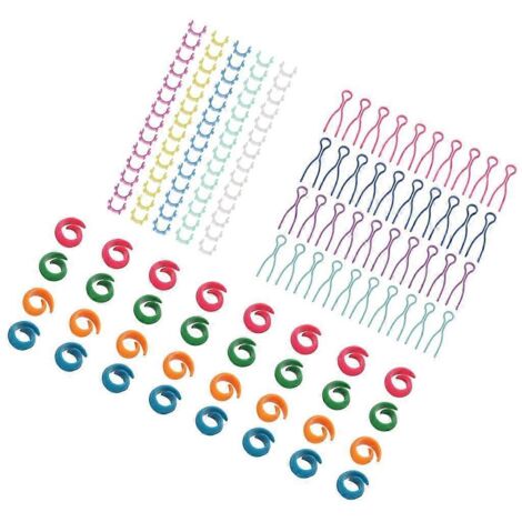Porte-bobines de fil avec pinces, clips pour canettes, accessoires de couture et broderie.