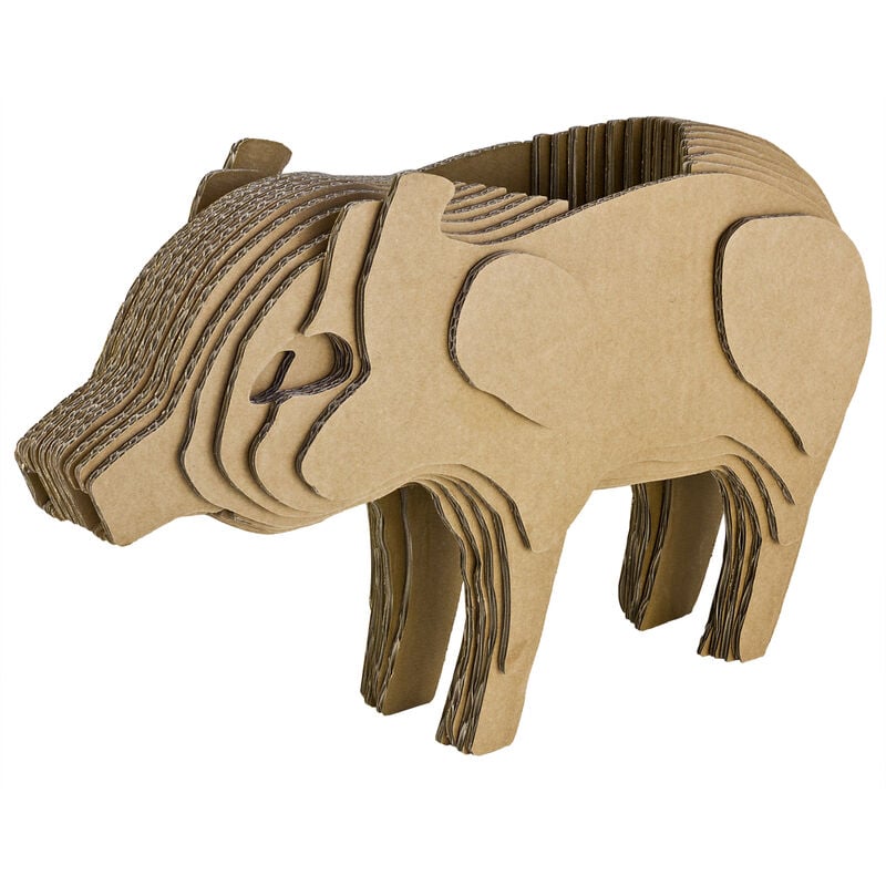 Kingpower - Porte-bonheur Cochon porte-bouteille porte-bonheur cochon décoratif en figurine en carton pour cadeau d'anniversaire réveillon du Nouvel