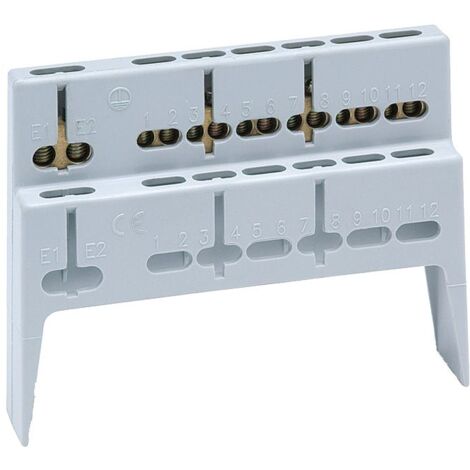 Porte bornier neutre et terre avec une barrette pour coffret CP3908 à CP3942