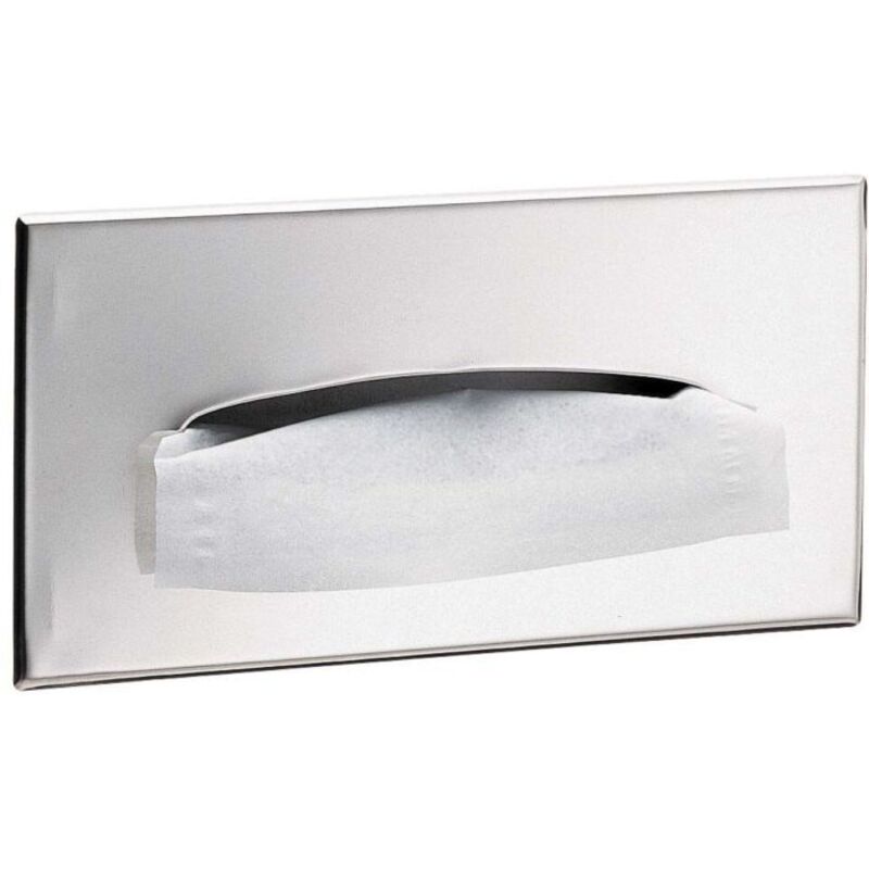 Emco - system2 support de boîte de mouchoirs encastré, chromé,