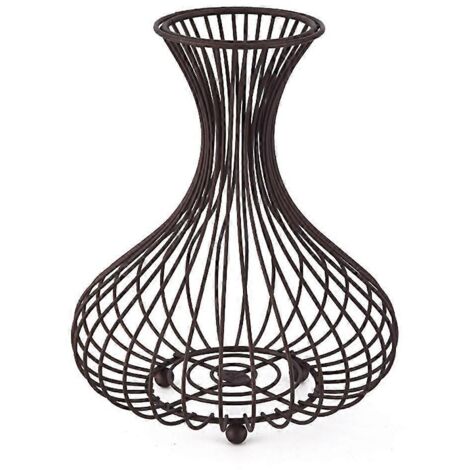 Porte-bouchons métallique pour vin : panier de rangement en fer, support de bouchons, organisateur de bouchons de champagne, collectionneur de bouchons, cage de rangement, présentoir pour bouteilles.