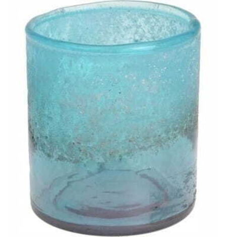 Porte-bougie chauffe-plat en verre 7x8cm