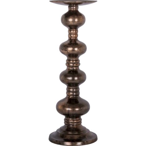 Porte bougie design cuivre ambiance chaleureuse et raffinée - cuivre patiné élégant