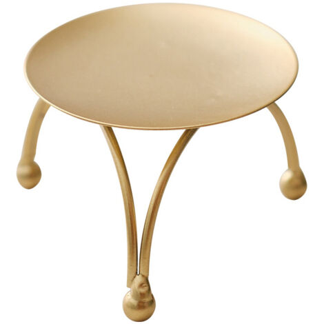 Porte-bougie en Fer Forgé, Support pour Bougies Pilier, Décoration de Table à Manger Style Européen