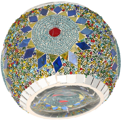 Porte-bougie en Verre Décoratif Style Bohème avec Motif Fleuri pour Cérémonie et Mariage