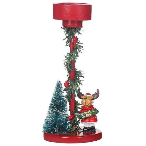 Porte-bougies de Noël, centre de table, support pour bougies chauffe-plat A--