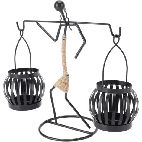 Porte-Bougies , Porte-Bougies Moderne en Fer en Fer, Les