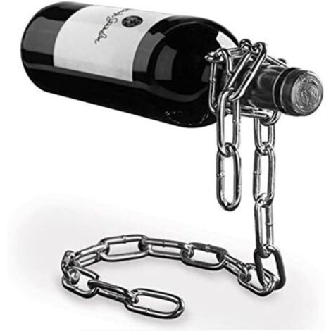 Porte-Bouteille de vin, Chaîne Magique, EN ACIER INOXYDABLE de vin Bouteille de Vin