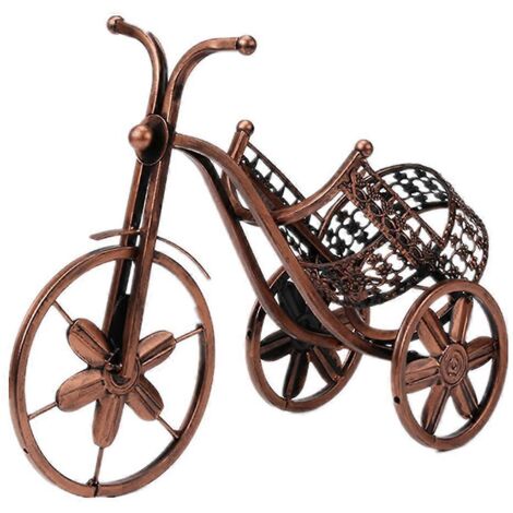 Porte-bouteille de vin design voiture à 3 roues pour comptoir - Rangement élégant et déplaçable