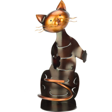Porte-bouteille de vin en forme de câlin pour chat, support de bouteille unique, décoration de table innovante