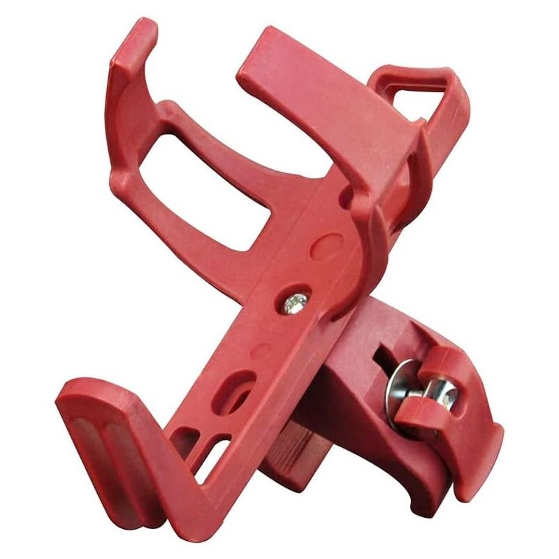 Porte-bouteille d'eau pour vélo, accessoires portable pour voiture, rotation à 360 degrés, porte-gobelet - Rouge Rapanda