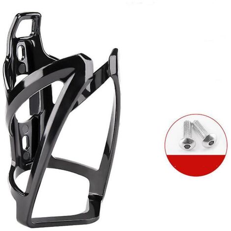 Porte-bouteille d'eau pour vélo, version améliorée, porte-bouteille d'eau, beau porte-bouteille d'eau léger et incassable (noir)