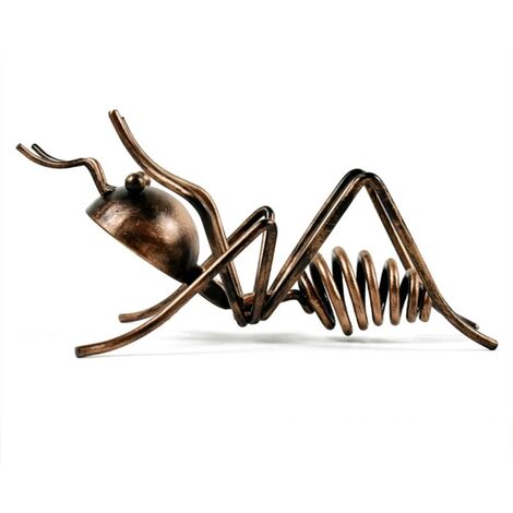 Porte-bouteille en métal en forme de fourmi, en fer forgé, antidérapant, présentoir de rangement pour Cocktail, pour Bar de cuisine,CR-D