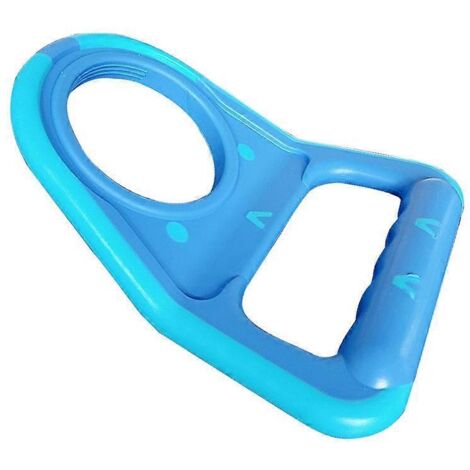Porte-bouteilles d'eau potable de 5 gallons avec poignée de seau - Bleu -