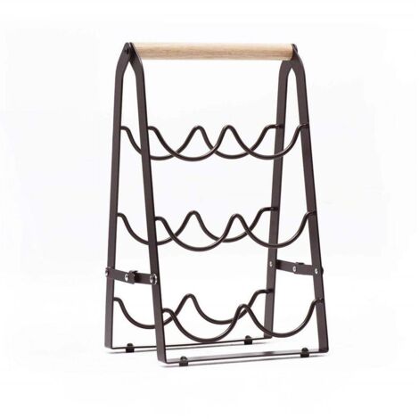Porte-bouteilles décoratif en fer forgé, étagère à champagne vintage 4.2(5)