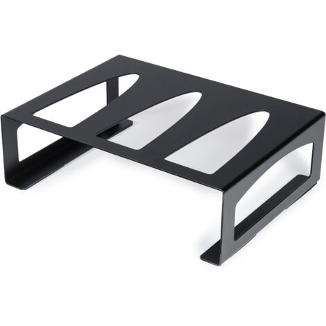 Porte-bouteilles empilable en acier et finition noir mat  Mesures 31x23x9,5cm 