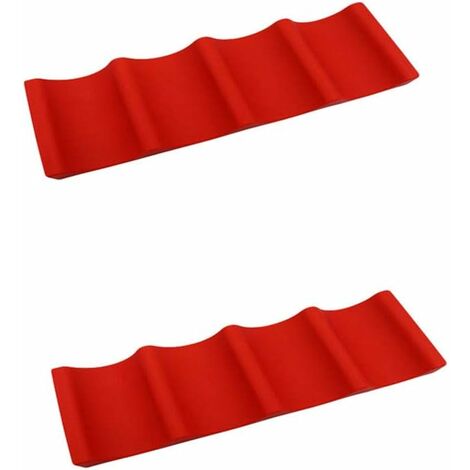 Porte Bouteille Frigo, en Silicone Antidérapant Tapis Rangement Frigo  Organisateur en Pliable - Peut Contenir Un Maximum de Bouteilles (Rouge) 