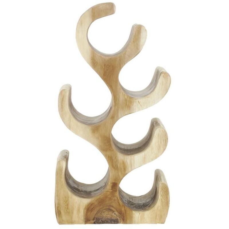 Aubry Gaspard - Range-bouteilles en bois de suar 6 Bouteilles