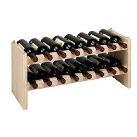 Porte-Bouteilles En Pin Massif Merlot 16 Bouteilles Astigarraga