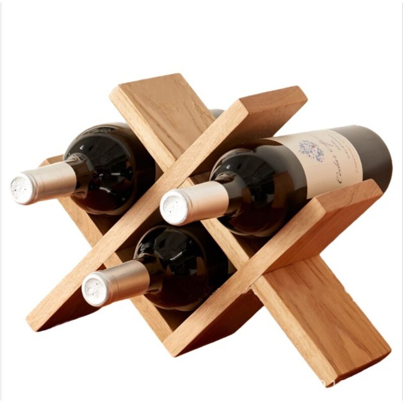 Porte-Bouteilles - Étagère à vin Horizontale 32 x 10 x 24 cm en Bambou pour 6 Bouteilles - Range-Bouteilles vin Eau Soda Cuisine déco