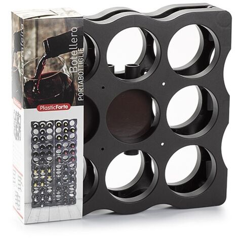 PORTE-BOUTEILLES MODULABLE 9 BOUTEILLES - 36X34,5X17