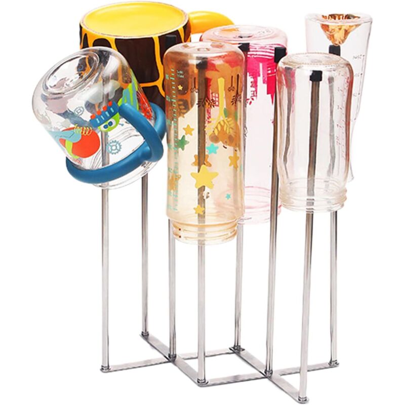Porte Bouteilles Support D'Égouttage Pour Gobelets À 8 Branches