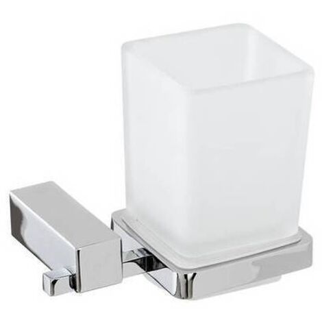 Porte-brosse à dents chromé série unique