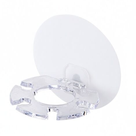 Porte-brosse à dents en forme de disque, support mural auto-adhésif pour le rangement du dentifrice, porte-brosse à dents à plusieurs emplacements, organisateur de dentifrice pour salle de bain