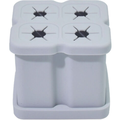 Porte-Brosse à Dents et Dentifrice Porte Brosse à Dents, Support de Brosse à Dents Utilisé dans la Salle de Bain Et la Salle de Douche pour Ranger 4 Trous de Rangement