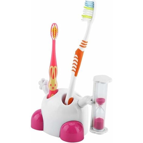Acheter Porte-brosse à dents créatif avec sablier, compte à rebours de 3  Minutes, ensemble d'accessoires de salle de bain, support pour enfant
