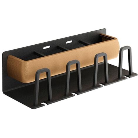 Porte-brosse à dents Salle de bain Dentifrice Rack de rangement avec porte-gobelet