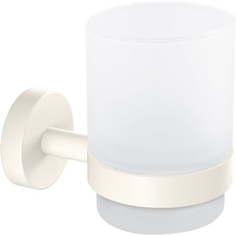 Porte-brosse à dents Tesa Moon, boîte de rangement suspendue pour salle de bain, blanc