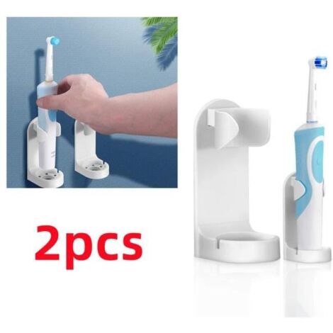 Porte brosse à Dents,Organisateur de Dentifrice en Plastique Mural Autocollant,Support de Brosse à Dents Électrique,pour Cuisine