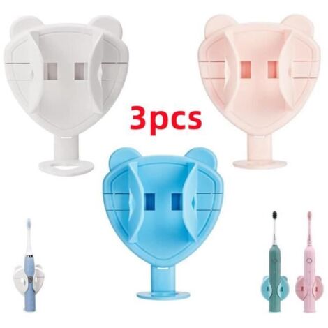 Porte-Brosse à Dents,Supports de Brosse à Dents Électrique à Fixation Murale,Porte-Brosse à Dents Antidérapant,pour Salle de Bain