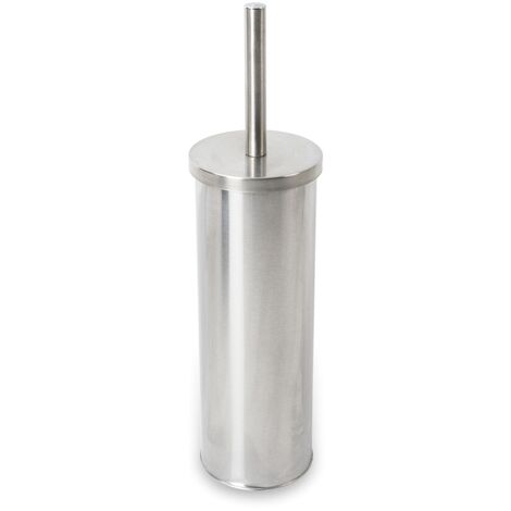 Porte brosse à poser acier brossé en acier inox mod. Blizz
