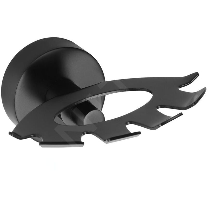 Sapho X-Round - Porte-brosse à dents, noir XR901B