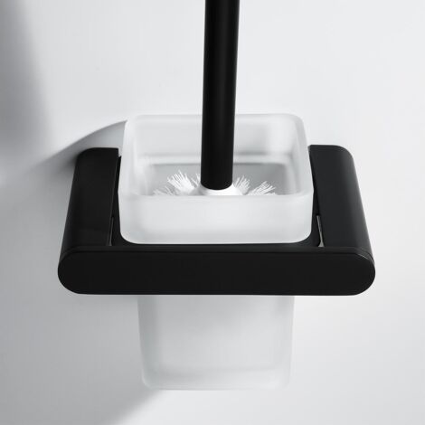 Porte brosse WC 002 noir en laiton collection Alphée