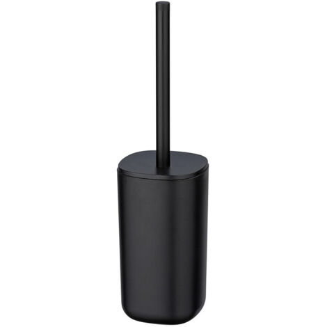 Porte Brosse Wc Davos Noir Mat 24833100 Wenko